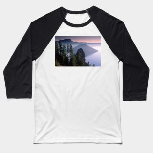 Wizard Island In The Center Of Crater Lake Crater Lake National Park Baseball T-Shirt